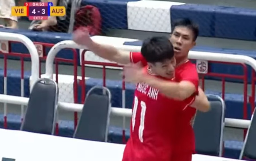 Quật ngã Australia, futsal Việt Nam hẹn gặp Thái Lan hoặc Indonesia ở chung kết